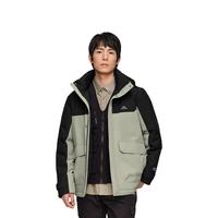 海澜之家(HLA)羽绒服男冬季运动sportsday连帽三防石墨烯蓄热外套男冬季 绿灰镶拼86 3XL 190/104A 91-98kg 190/104A(3XL) 91-98kg
