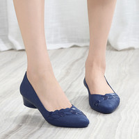 果冻低帮雨鞋雨靴女夏季踩水防滑防水鞋厨房工作胶鞋洗衣外穿套鞋