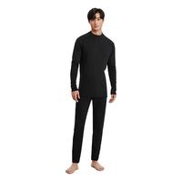 迪卡侬(DECATHLON)保暖内衣男女秋衣秋裤速干防寒滑雪上衣裤子套装- BL 100 SKI100 男士BL100黑色套装 S