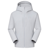 MONTANE盟泰恩CIMA HOODIE四向弹防风软壳衣 高弹耐磨抗撕裂透湿轻暖外套 TITANIUM 浅雾灰（男款） XL