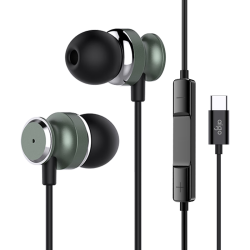 爱国者 A110 入耳式挂耳式动圈有线耳机 灰色 Type-C