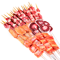 鲜京采甄选家庭露营户外烧烤套餐18串870g宁夏滩羊烧烤食材清真源头直发 鲜京采宁夏滩羊肉3人烧烤套餐18串870g