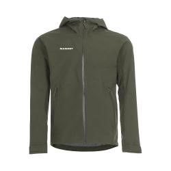 MAMMUT Granite 男士户外运动舒适弹性防风连帽夹克外套软壳衣