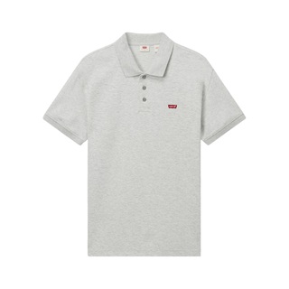 Levi's李维斯冰酷系列25年男士经典针织休闲简约短袖Polo衫 灰色 004KC-0003 2XL