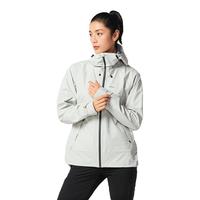 DECATHLON 迪卡侬 冲锋衣男女户外秋冬休闲登山徒步防风防水修身夹克风衣MH500 月岩灰(女)_23年新 S