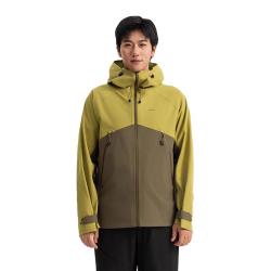 迪卡侬 硬壳冲锋衣男女春秋登山防风防水单层夹克风衣运动外套MH500 2024 男款-M