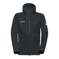 PLUS会员：MAMMUT Granite 防风 男士软壳衣 黑色