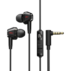 漫步者 HECATE 双擎入耳式HiFi级双动圈游戏有线耳机 3.5mm 黑色