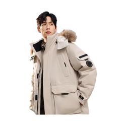 雅鹿 极限4小时! 600蓬（蓄热科技）加绒加厚毛领羽绒服