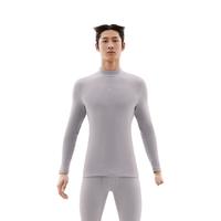 Miiow/猫人 男士保暖内衣套装  浅灰色 XL