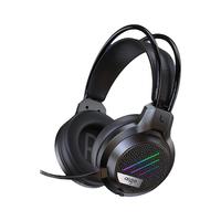 爱国者 有线游戏耳机头戴式悬浮头梁轻盈佩戴 三色彩灯虚拟 7.1声道 吃鸡三角洲FPS 适配爱国者机箱 AL600