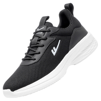 回力男鞋春夏季透气网鞋男士软底薄款网面休闲百搭运动一脚蹬黑色跑步 黑色 42