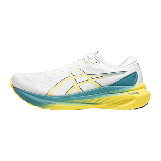 亚瑟士 Gel-kayano 30 男子跑鞋 1011B548-101 白色/黄色 39