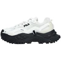FILA 硬糖 黑白厚底增高老爹鞋