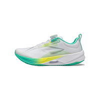 LI-NING 李宁 超轻21 YOUNG青少年跑步鞋男2024春季减震字母运动鞋YKFU034 标准白-3 37
