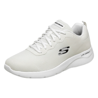 斯凯奇丨Skechers男士轻薄透气网面运动跑步鞋软底舒适休闲健步鞋58362 WHT白 41