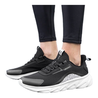 361° 男子跑鞋 672112203F 曜石黑/羽毛白 42