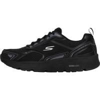 斯凯奇（SKECHERS）男鞋 网面透气跑步鞋黑武士潮流休闲鞋 轻质低帮缓震羽毛球运动鞋 220034-BKCC