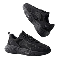 FILA 斐乐 Heritage Running系列 MARS II 男子跑鞋 F12M141116F-BK 黑色 40.5