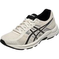 ASICS 亚瑟士 女鞋网面跑鞋百搭缓震运动鞋透气跑步鞋 GEL-CONTEND 4 米白色/黑色 39