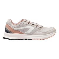 迪卡侬跑步鞋女透气软底轻便减震休闲透气跑鞋RUNS奶茶色37 4170470