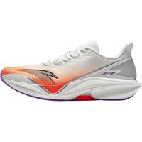 安踏马赫5代丨运动鞋男氮科技跑步鞋缓震中考体考跑步鞋子男竞训跑鞋 纸莎白/荧光鲜橙黄-10 7.5 （男40.5）