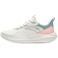 ANTA 安踏 健步鞋运动鞋女夏季有氧训练中考体测缓震透气软底羽毛球跑步鞋