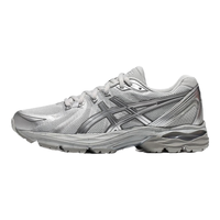 亚瑟士ASICS缓震跑鞋女鞋网面跑步鞋耐磨运动鞋 GEL-FLUX CN 灰色/银色 35.5