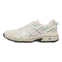 亚瑟士ASICS越野跑鞋女鞋抓地耐磨运动鞋舒适透气跑步鞋 GEL-VENTURE 6 白色/银色 39.5