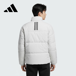 阿迪达斯 （adidas）潮流男款冬季保暖舒适羽绒服  S  灰