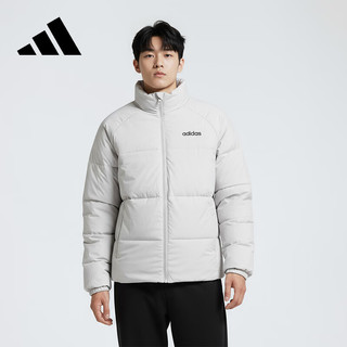 阿迪达斯 （adidas）潮流男款冬季保暖舒适羽绒服  S  灰