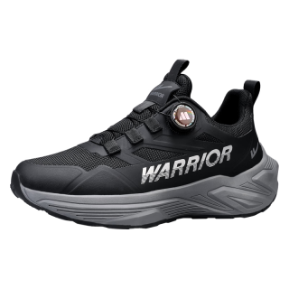 回力（Warrior）跑步鞋男士旋转纽扣男鞋耐磨运动鞋男3899灰/蓝42