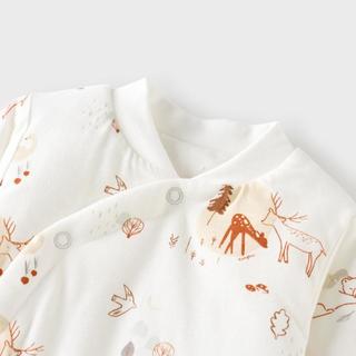 童泰 婴儿连体衣秋冬季纯棉宝宝夹棉衣服儿童家居服内衣哈衣爬服
