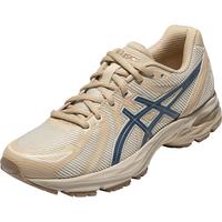 亚瑟士ASICS跑步鞋女鞋缓震透气运动鞋舒适回弹耐磨跑鞋 GEL-FLUX CN 米白色/蓝色 36