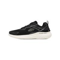 斯凯奇Skechers跑步鞋轻质舒适吸震透气网布鞋男232674 黑色/灰色/BKGY 42