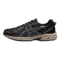 ASICS 亚瑟士 Gel-venture 6 男子越野跑鞋 1011B550-002 黑灰色 44.5