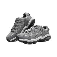 斯凯奇（Skechers）男子休闲户外徒步舒适透气轻质吸震运动鞋237542 男款-灰色/GRY 42