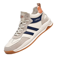 卡帝乐鳄鱼（CARTELO）加绒保暖运动跑步鞋子男耐磨柔韧旅游慢跑鞋 QH8008M 沙深蓝 41