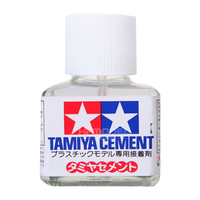 TAMIYA恒辉 田宫胶水 模型拼装速干流缝胶 绿盖白盖溜缝胶水87003 87038 白盖胶水 40ml 【87003 】