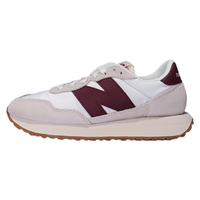 New Balance NB官方新款男鞋女鞋237系列MS237SC复古潮搭运动休闲鞋 米色/白色 MS237SB 36(脚长22cm) 米色/白色 MS237SB 38.5(脚长24cm)