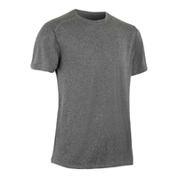 迪卡侬 运动短袖T恤速干衣男轻盈透气有氧运动T恤男浅4108226烟灰色L