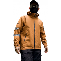 美津浓 Mizuno硬壳冲锋衣三合一男女秋冬夹克外套防风防水户外登山服 风沙黄 XL