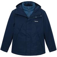 添柏岚（Timberland）男装防水三合一冲锋衣24秋冬户外棉服|A41UB A41UB433/深宝石蓝 XL