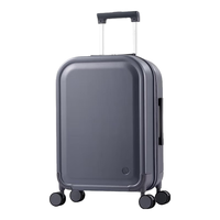 爱华仕 OIWAS十大品牌行李箱女小型可登机箱结实耐用高颜值旅行拉杆箱子密码箱 远山雾灰 【低调气质】 轻音飞机轮 24英寸 需托运箱