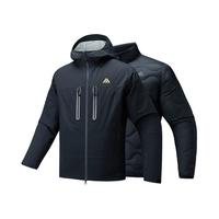 ANTA安踏水壳冲锋衣丨大地之壳2.0三合一户外防水羽绒冲锋衣男士外套