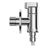九牧 JOMOO 角阀洗衣机水龙头脱落止水止回阀厨卫配件洗衣机角阀加厚三角阀 74123亮银