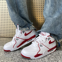 耐克(NIKE) Flight Legacy AJ4 黑白红经典复古防滑耐磨减震运动篮球鞋