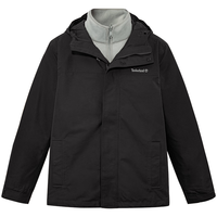 添柏岚（Timberland）方男装防水三合一冲锋衣24秋冬户外抓绒|A41S1 A41S1M45/黑色 L