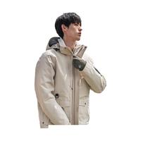 迪卡侬冲锋衣男三合一男女秋冬户外登山夹克羽绒内胆可拆卸羽绒服男 男款-暖玉白 S 男款 白色