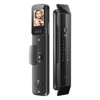 迅指智能门锁 指纹锁3D人脸识别全自动智能锁密码锁C级锁芯猫眼电子锁 V6E大屏可视猫眼款 免费上门安装